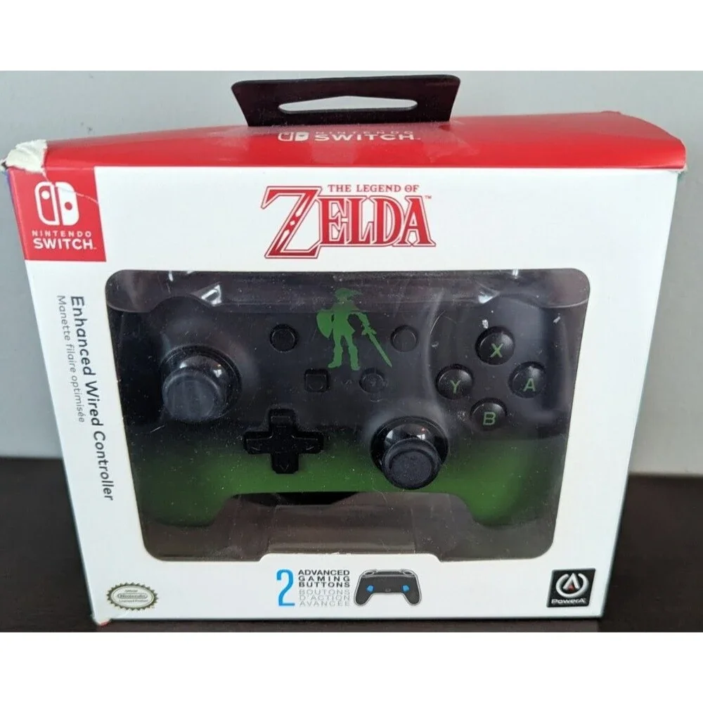 Nintendo Switch Wired Controller Legends of Zelda Link Power A Enhanced